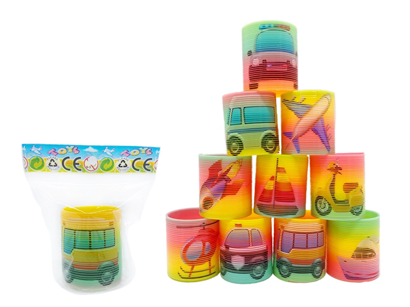 Traffic Tools Pattern Rainbow Spring