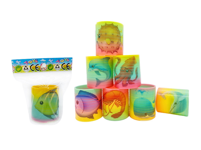 Sea Animal Pattern Rainbow Spring