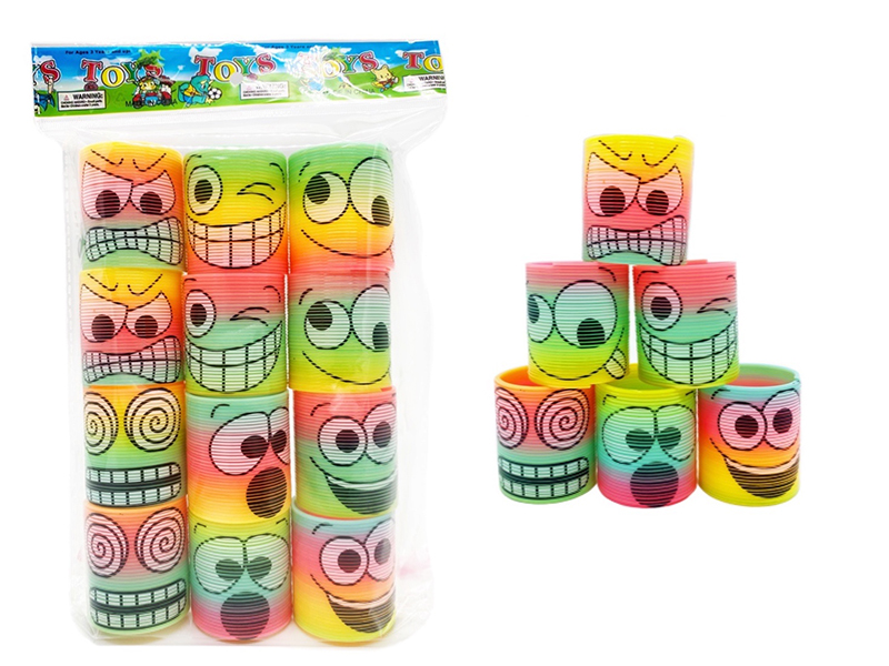 Taiwan Color Expression Face Rainbow Spring 12pcs