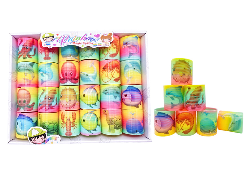 Sea Animal Pattern Rainbow Spring 24pcs