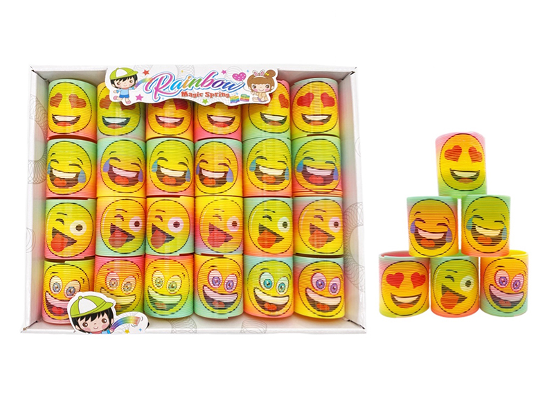 Expression Face Rainbow Spring 24pcs