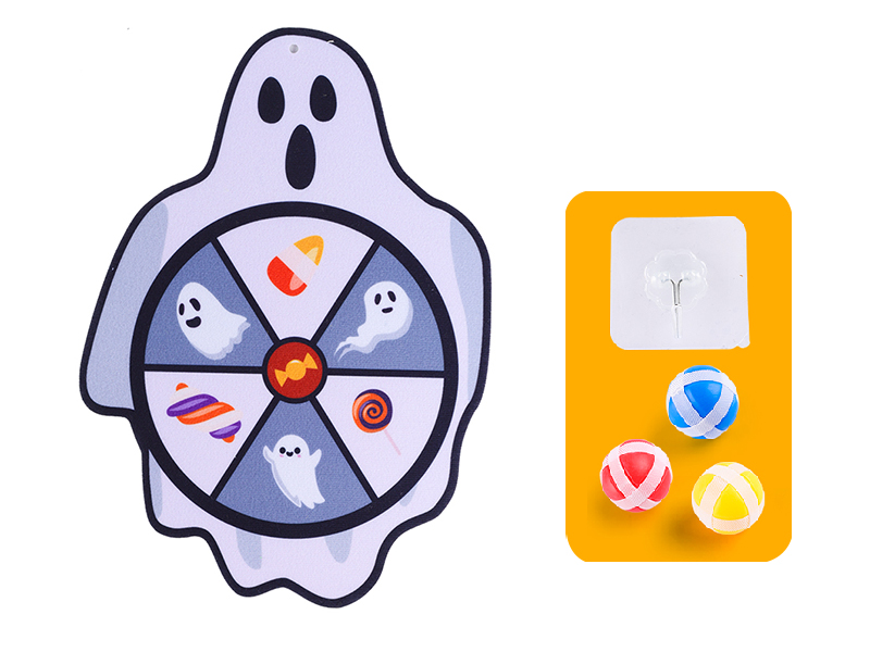 Ghost Dartboard Sticky Ball