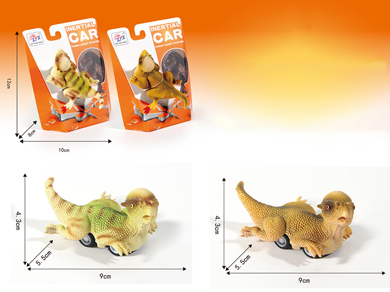 Pull Back Dinosaur - Pachycephalosaurus(2-Color Mixed)