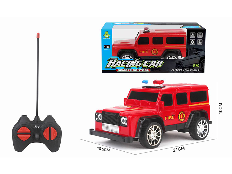 1:18 27Mhz R/C 4Ch Land Rover Guard Police Car