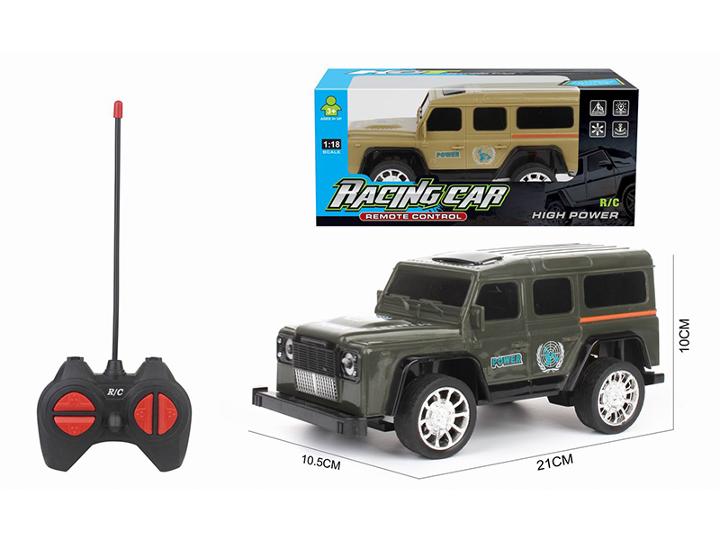 1:18 27Mhz R/C 4Ch Land Rover Guard Military Vehicles