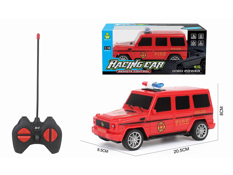 1:18 27Mhz 4Ch R/C Simulated Benz G65 Fire Truck