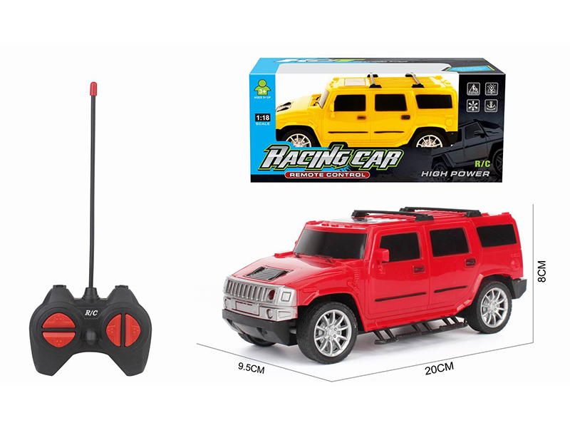 1:18 27Mhz 4Ch R/C Simulated Hummer H2