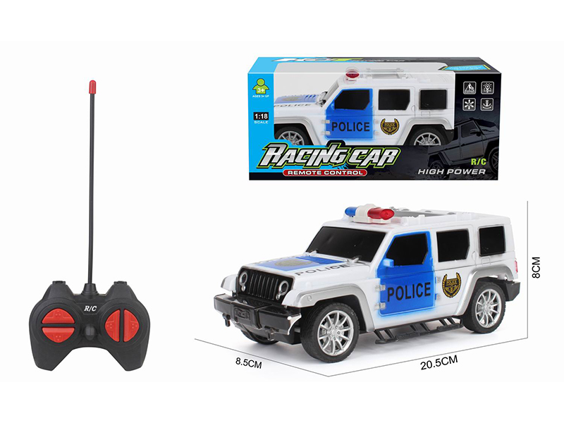 1:18 27Mhz 4Ch R/C Horse Herder Police Car
