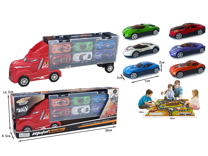 Tow Truck With Alloy Car