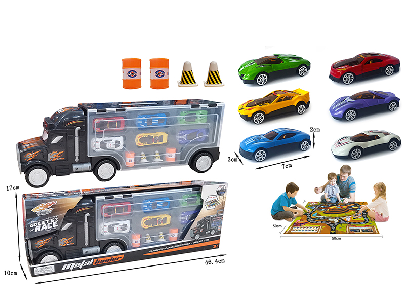 Classic Trailer With Alloy Car