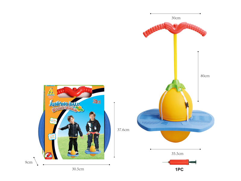 Two In One Children'S Jump Ball Set