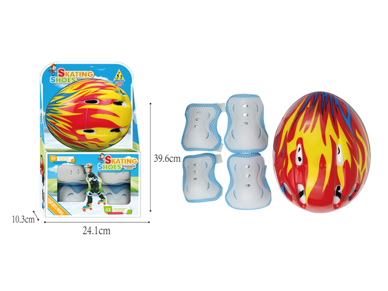 Children'S Helmet+Protective Set