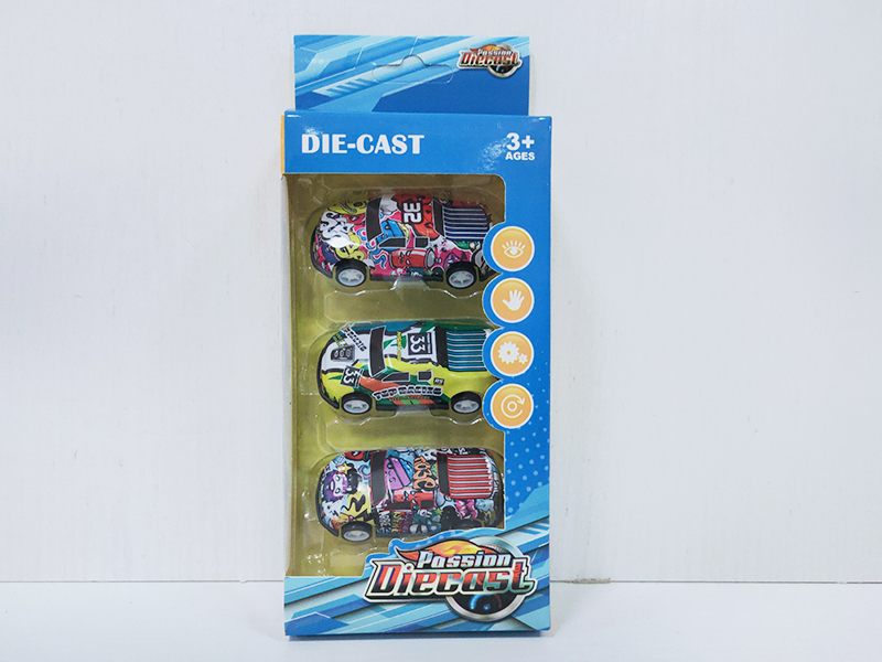 Pull Back Alloy Iron Car