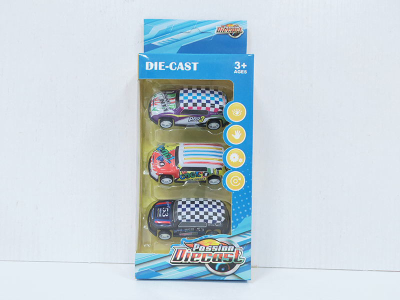 Pull Back Alloy Iron Car