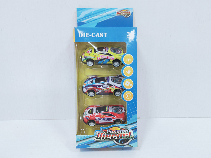 Pull Back Alloy Iron Car