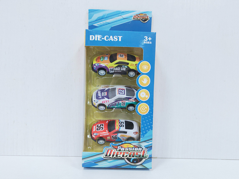 Pull Back Alloy Iron Car