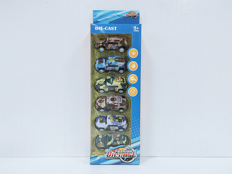 Pull Back Alloy Iron Car