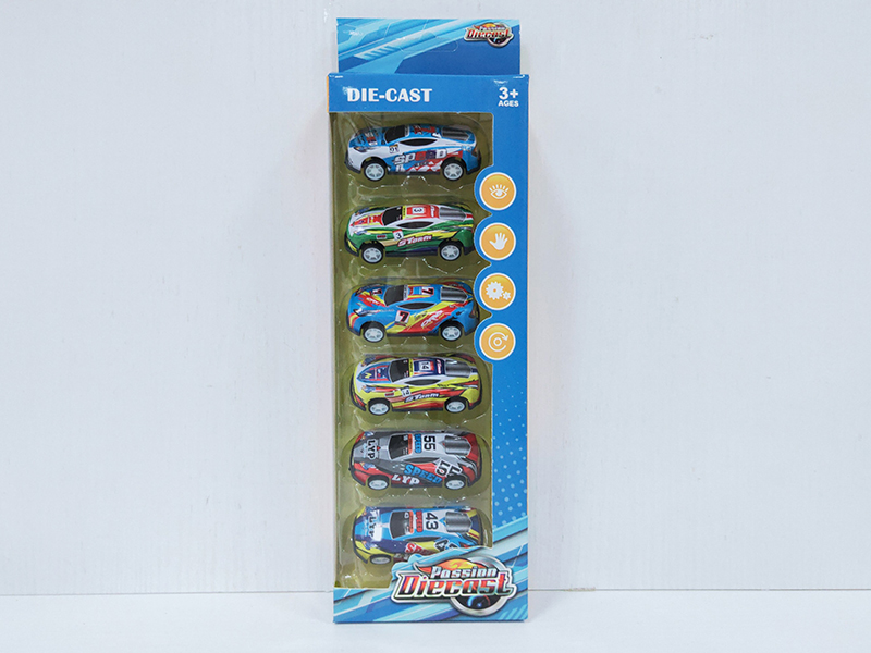 Pull Back Alloy Iron Car