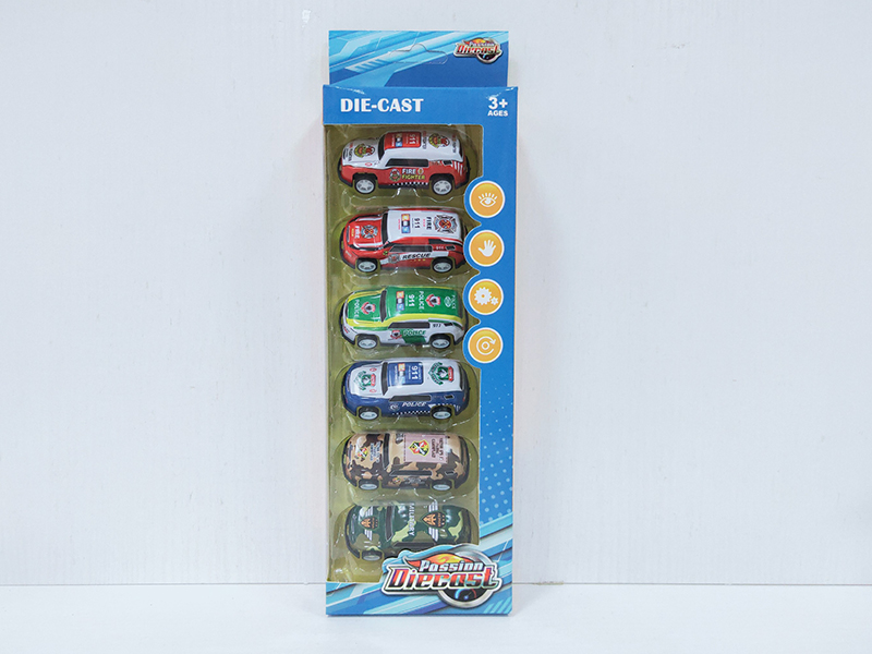 Pull Back Alloy Iron Car