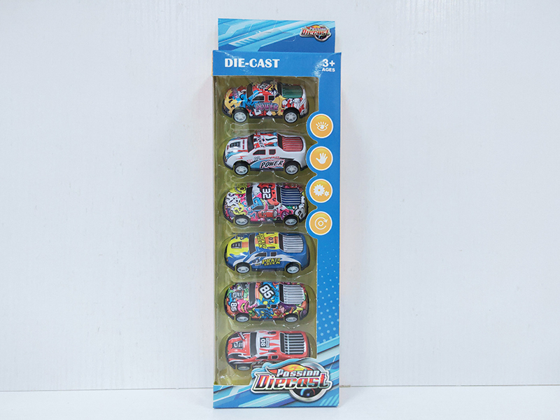 Pull Back Alloy Iron Car