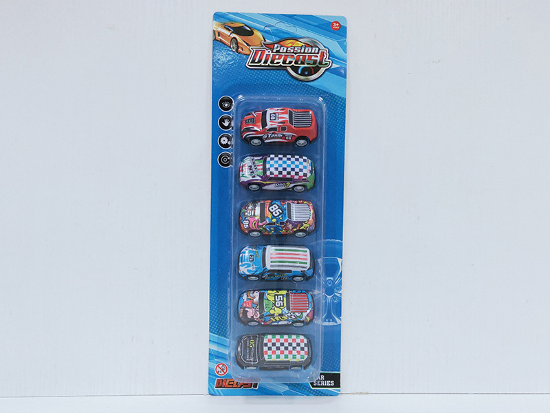 Pull Back Alloy Iron Car