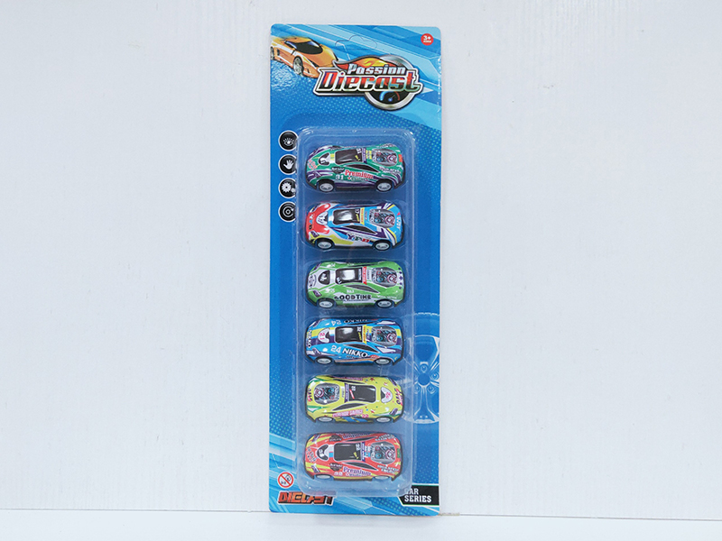 Pull Back Alloy Iron Car