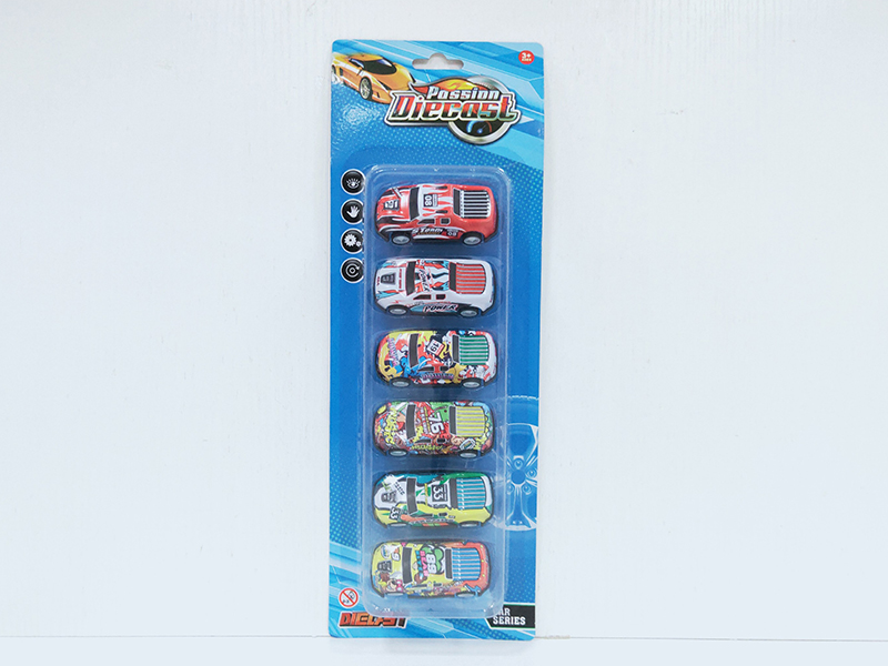 Pull Back Alloy Iron Car