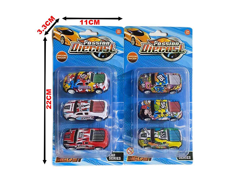 1:64 Sliding Alloy Iron Car