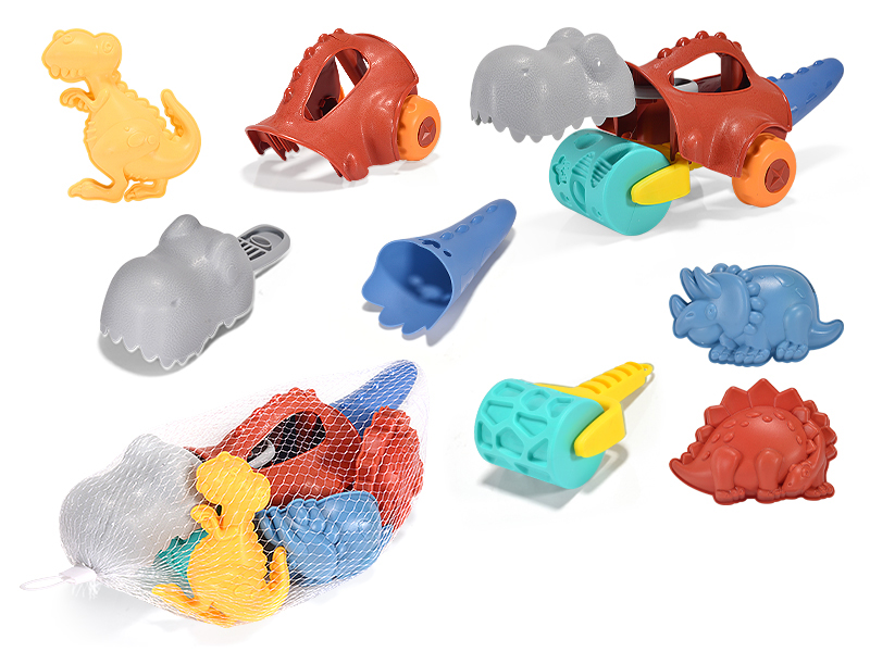 7PCS DIY Dinosaur Combination Beach Toys
