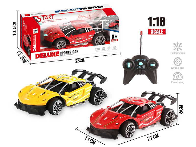 1:18 R/C High Speed Ferrari With Spray