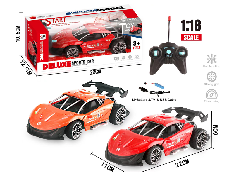 1:18 R/C High Speed Mclaren With Spray