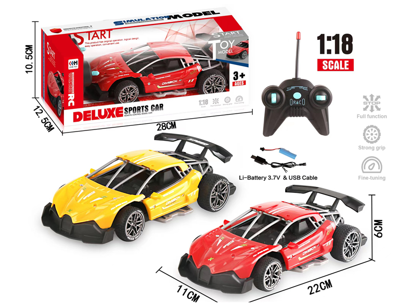 1:18 R/C High Speed Bugatti With Spray