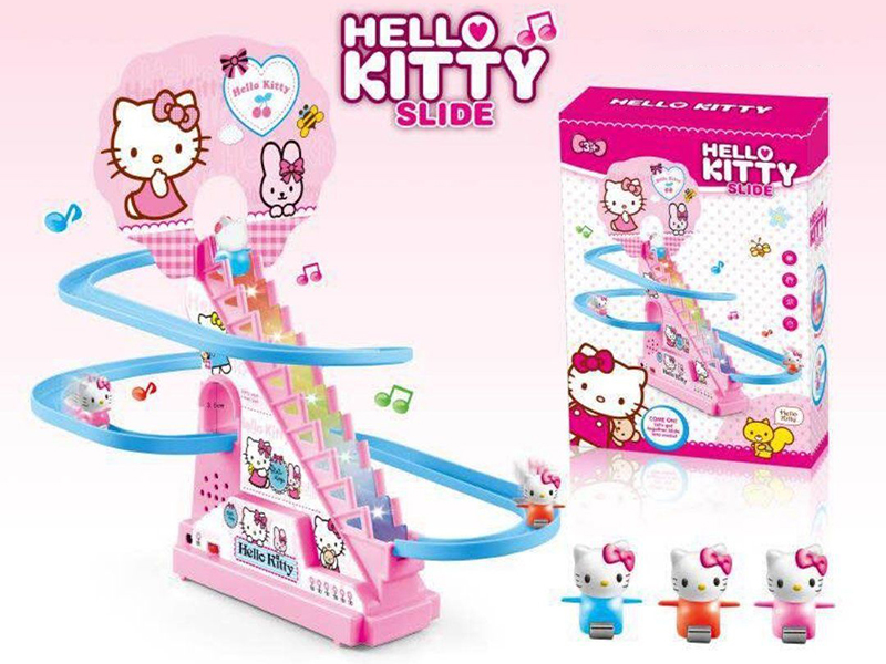Hello Kitty B/O Track Slide(3 Kitty Cats)