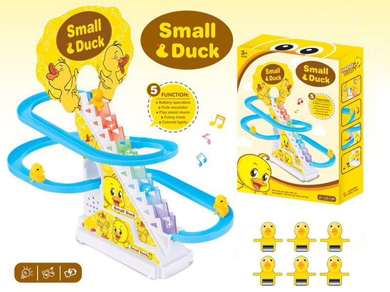 Small Yello Duck B/O Track Slide(6 Ducks)