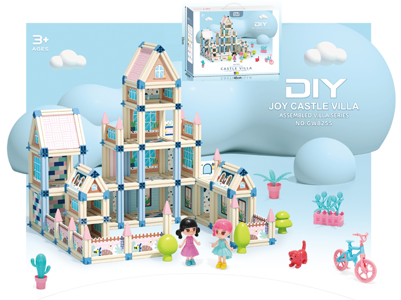 342PCS 3D Build Castle Villa