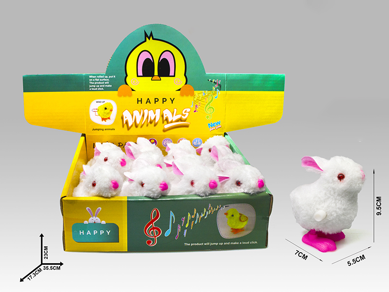 Upper Chain Plush Toy Rabbit 12pcs