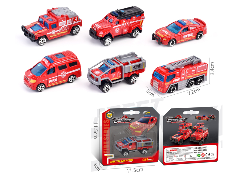 1:64 Alloy Fire Engine