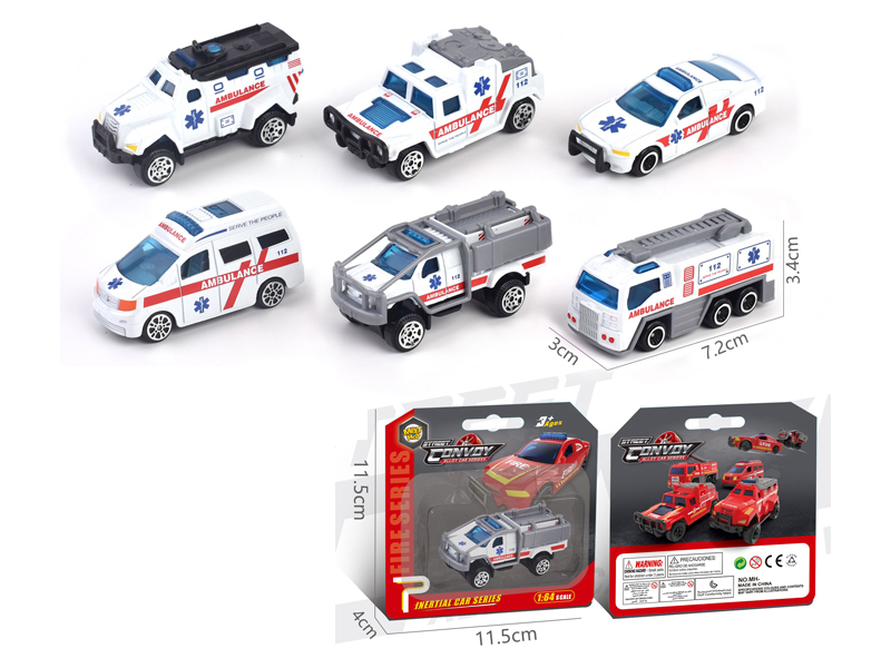1:64 Alloy Medical Rescue Vehicle