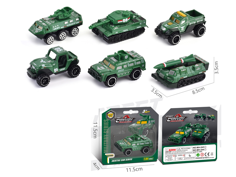 1:64 Alloy Military Vehicle