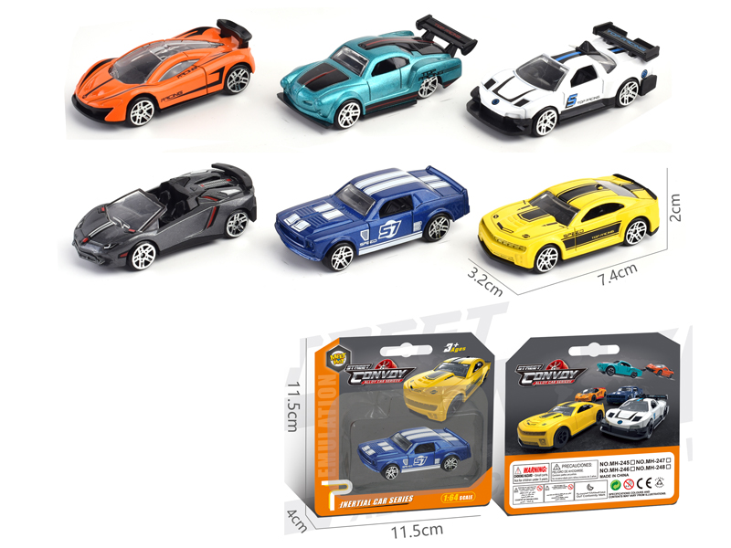 1:64 Alloy Simulated Sports Car
