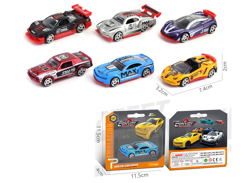 1:64 Alloy Simulated Sports Car