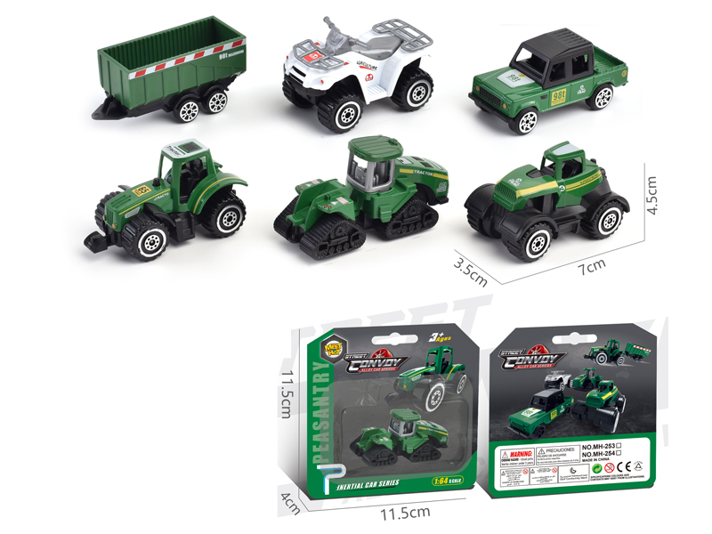 1:64 Alloy Farmer'S Cart