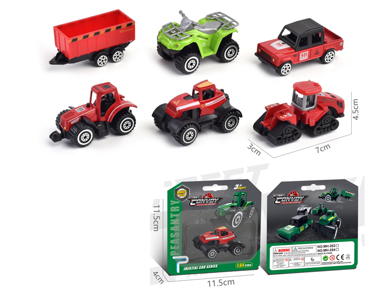 1:64 Alloy Farmer'S Cart