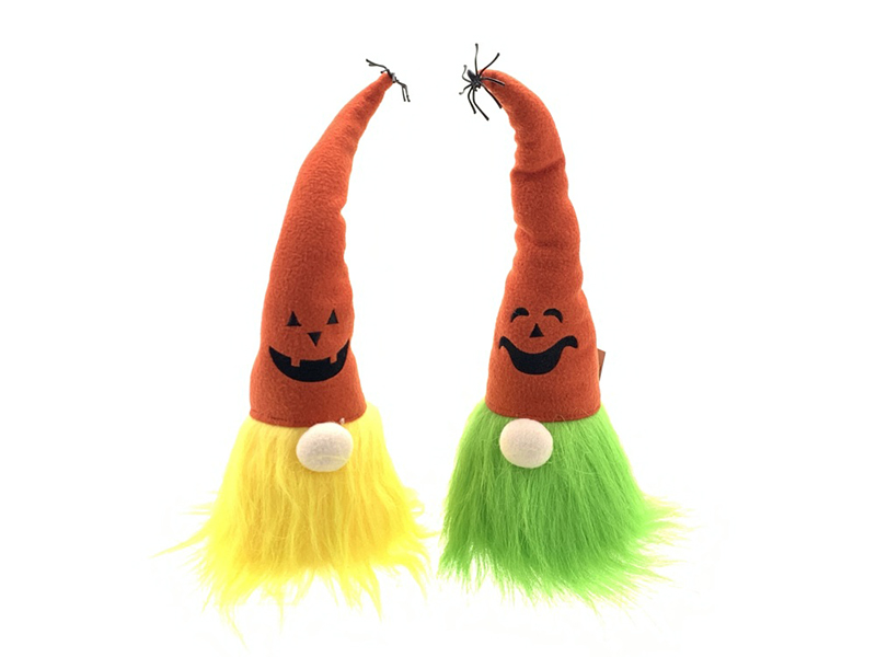 Pumpkin Gnome With Light