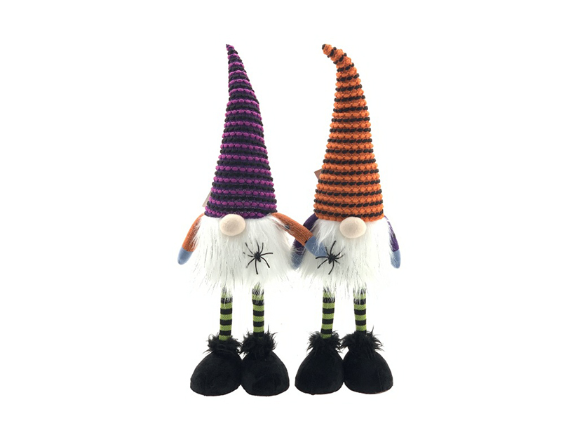 Standing Shaking Gnome Decoration With Light