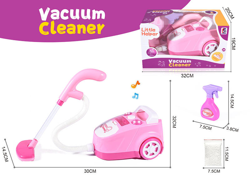 Pink B/O Vacuum Cleaner With Light And Music