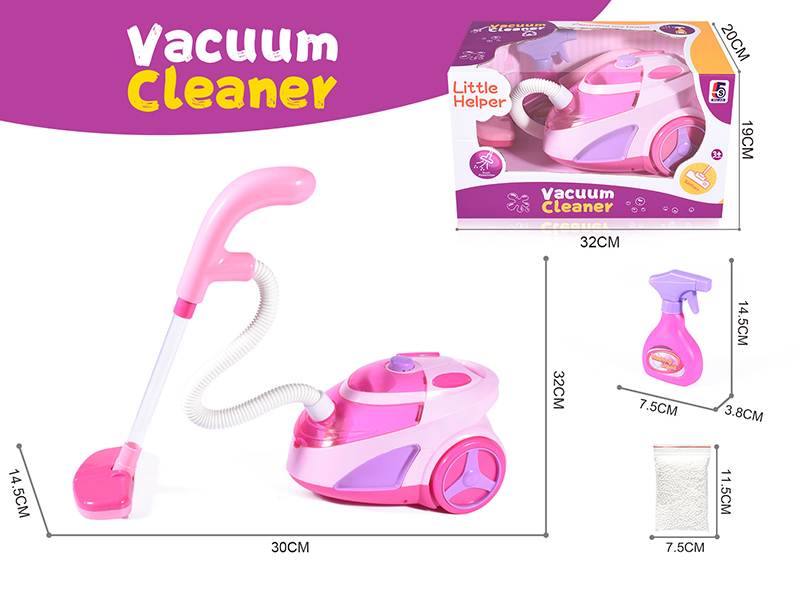 Pink B/O Vacuum Cleaner