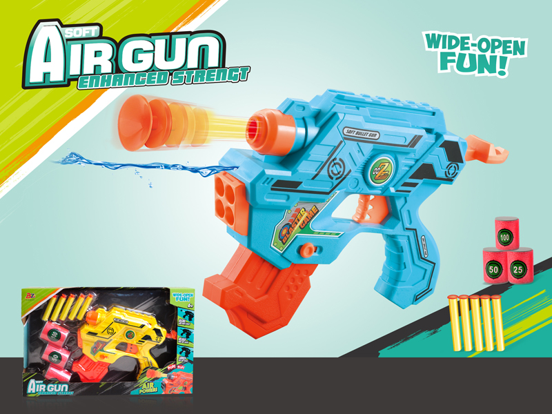 Two In One Soft Bullet Gun+Water Gun Set