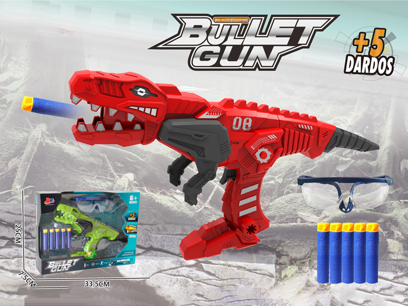 Dinosaur Soft Bullet Gun With Goggles