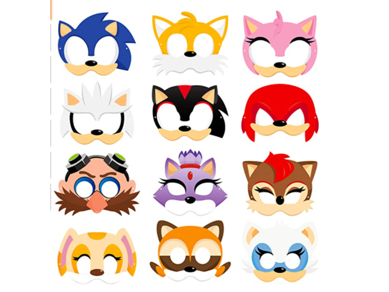 Sonic The Hedgehog Mask